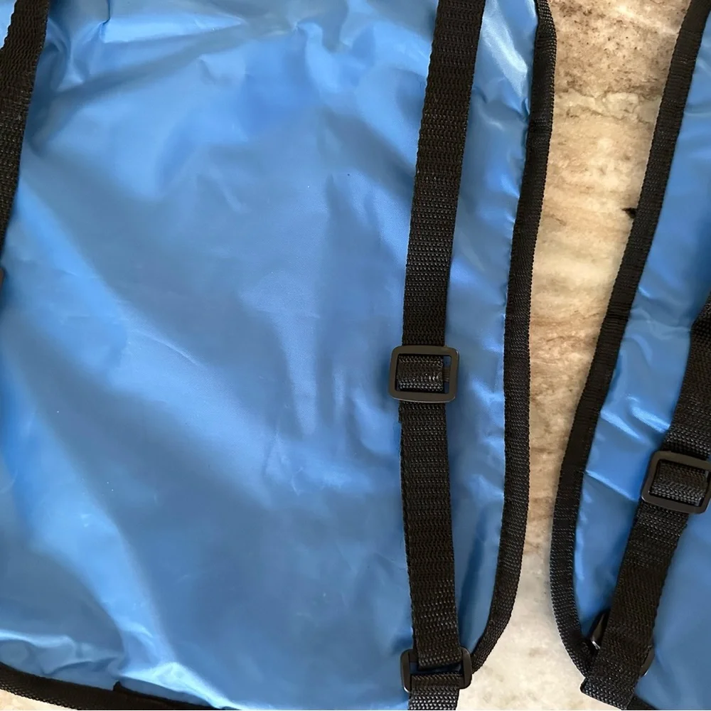 MLB Chicago Cubs Blue Reusable Small Backpack Bag Stadium Souvenir Set of 2